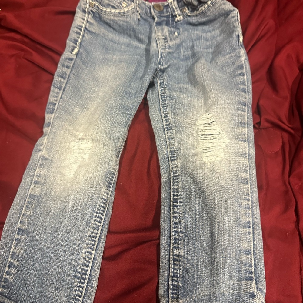 Vigoss Kids Distressed Blue Jeans